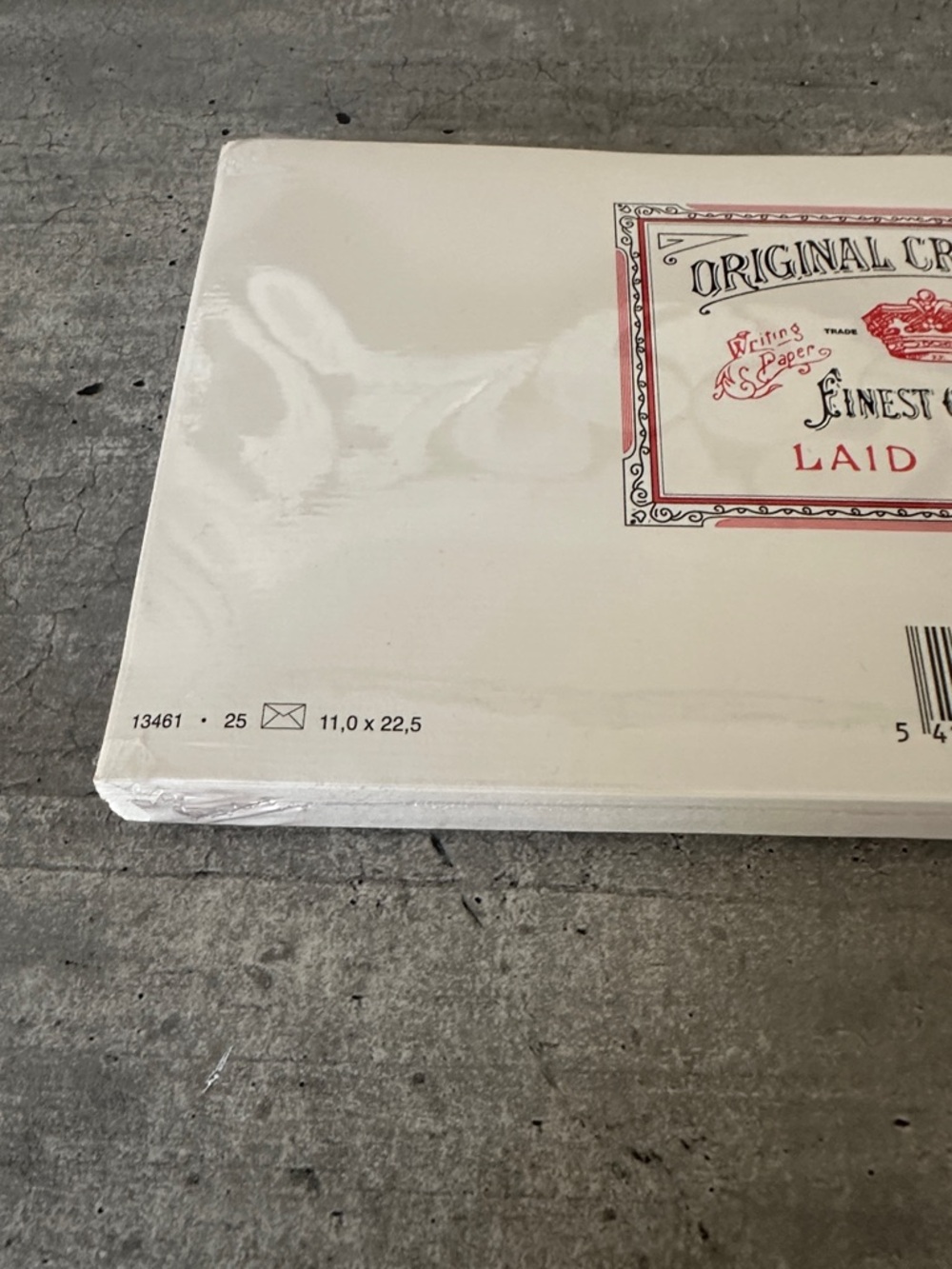 Original Crown Mill Classic Cream Laid Envelopes Pack of 25 (4.25” by 8.75”) - Picture 3 of 5